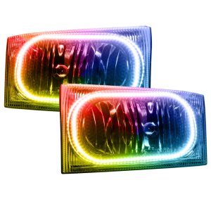 Ford F250 Headlight Assemblies - ORACLE Lighting - ColorSHIFT w/o Controller - `99-`04